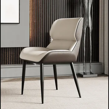 Mūsdienu Minimālisma Ēdamistabas Krēsli Mājas Luksusa Lelle Krēsli itālijas Viesnīcu un Restorānu Radošo Ādas Krēsls Sarunu Krēsls