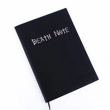 A5 Anime Death Note Grāmatiņa Komplekts Āda Vēstnesis un Spalvas Pildspalvu Ceļojumu Grāmatiņa Vēstnesis Nāves rakstot grāmatu Dāvana draugs