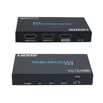 Video Komutatoru Adapteris 1 2 Out HDMI saderīgas Video Splitter Sadalītāja Komutatoru Interneta Sadalītāja Adapteris Spēle slēdzis 18Gbps