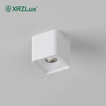 XRZLux uz Virsmas Montēta Laukumā COB LED Downlight 10W Vienu Galvu Griestu Lampas Alumīnija Griesti Vietas, Gaismas, Iekštelpu Apgaismojums