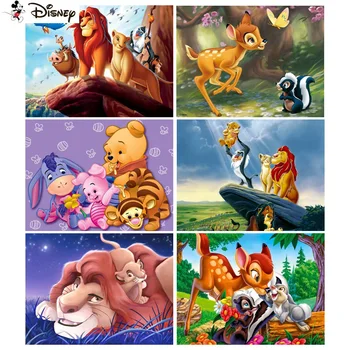Disney Cartoon Simba Lion King Sienas, Mākslas Audekls Gleznošanai Ziemeļvalstu Plakāti un Izdrukas Sienas, Attēlus Dzīvojamā Istaba Dekori