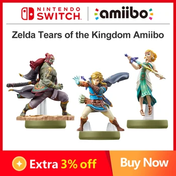 Legend of Zelda Asaras Karalistes Saiti Nintendo Amiibo Nintendo Slēdzis OLED Konsoles Mijiedarbības Režīmā Oriģināls