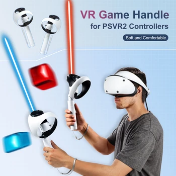 VR Spēle Rīkoties ar PS VR2 Kontrolieri Mīksts Roktura Pagarinājumu Grip Pielikumus Sony PlayStation VR 2 Spēļu Piederumi