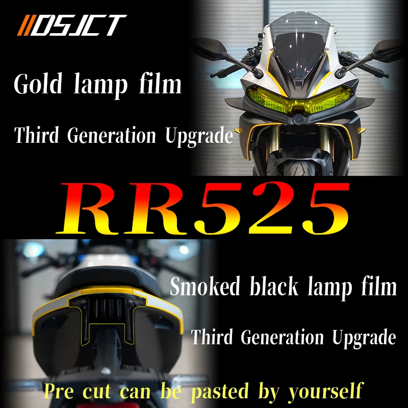 Par VOGE RR525 lukturis filmu instruments filmu fumigācija lukturu plēves, caurspīdīgs aizsardzības plēves ūdensnecaurlaidīgu un skrāpējumiem . ' - ' . 0