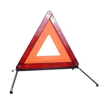Brīdinājums Sarkanu Atstarojošu Bīstamības Auto Statīvu Salokāms Nespēja Stop Zīmi Atstarotājs Automašīnas Avārijas QW