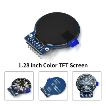 1.28 collu HDIPS krāsu TFT LCD displeja modulis, 1.28 collu RGB LED ekrāna saskarnes adapteris