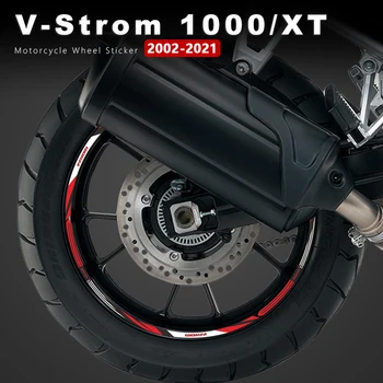 Motocikla Riteņu Uzlīmes Ūdensizturīgs par Suzuki V-Strom 1000 Piederumi Vstrom DL 1000 XT DL1000 2002-2021 2020. gadam Loka Decal