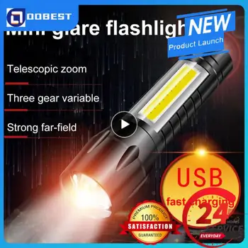 1GB Jaudīgs LED Lukturītis Lādējamu USB 18650 Ūdensizturīgs Tālummaiņas Makšķerēšana / Medības 100000 Lm Taktiskais Lukturītis LED