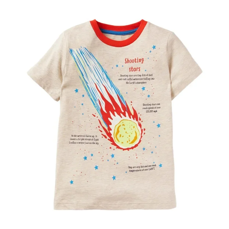 Mazie Bērni Jauns Modes Zēnu T-krekls Vasaras Fun Modeļi Dzīvnieku Kokvilnas Cēlonisku Apģērbs Jauki Topi Bērniem 2-7 Gadu Ropa De Niño . ' - ' . 1