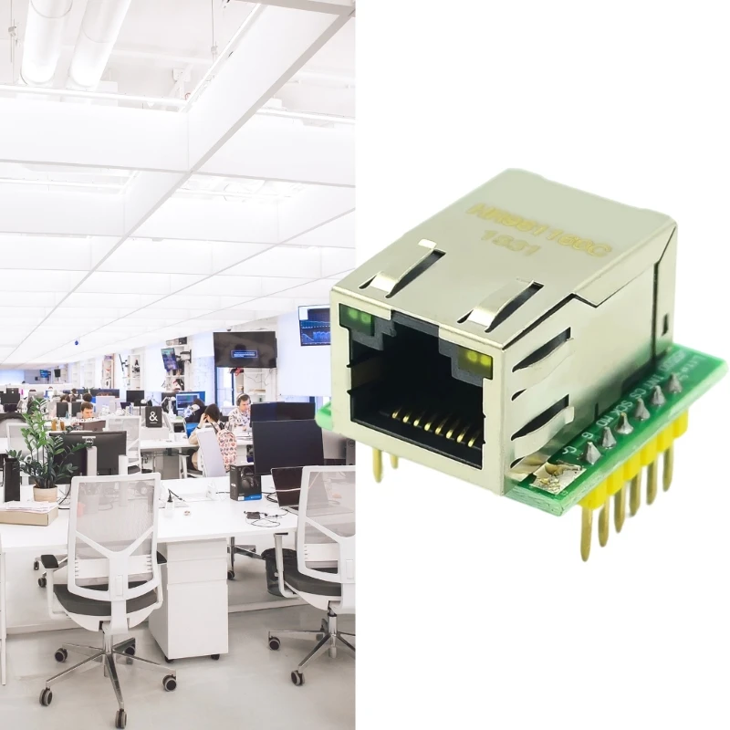 YYDS Elektronika USR-ES1 SPI LAN W5500 Ethernet Tīkla Modulis Hardware / IP 51/STM32 Mikrokontrolleru Programma . ' - ' . 1