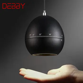 DEBBY Modern Black Kulons Lampas, LED, Regulējams Fokusa Garums Radošās Dizaina Gultas Karājas Gaismas Mājas Guļamistaba