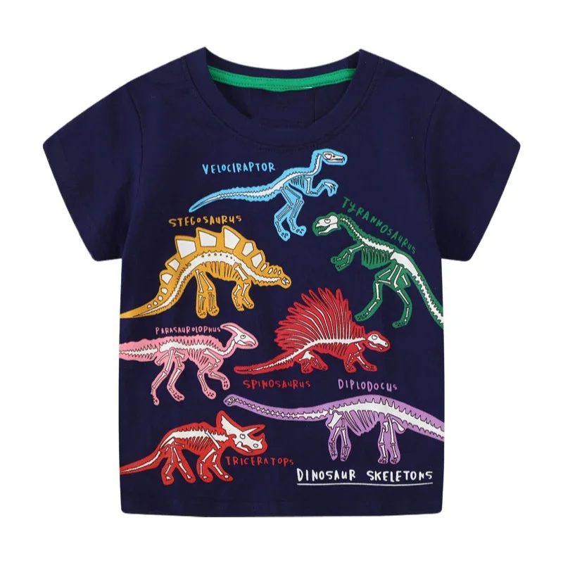 Mazie Bērni Jauns Modes Zēnu T-krekls Vasaras Fun Modeļi Dzīvnieku Kokvilnas Cēlonisku Apģērbs Jauki Topi Bērniem 2-7 Gadu Ropa De Niño . ' - ' . 2
