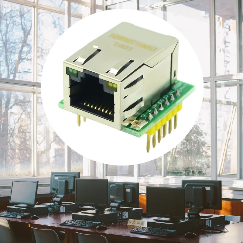 YYDS Elektronika USR-ES1 SPI LAN W5500 Ethernet Tīkla Modulis Hardware / IP 51/STM32 Mikrokontrolleru Programma . ' - ' . 2
