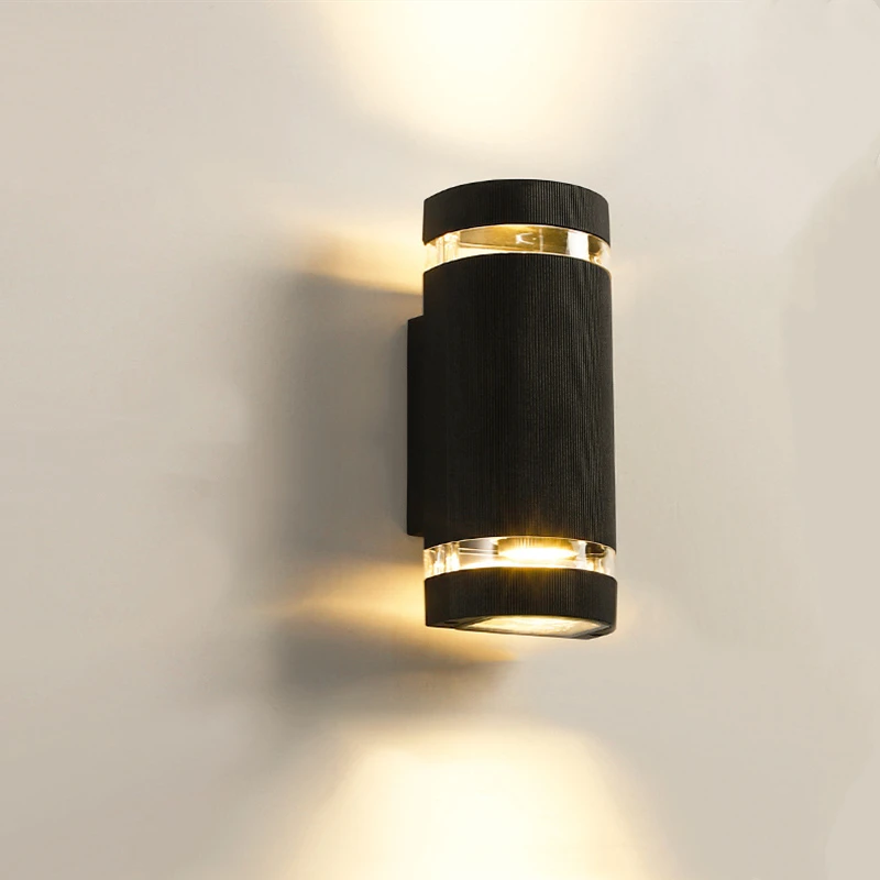 Āra Puslokā LED Sienas Lampa GU10 Alumīnija/PVC Ūdensnecaurlaidīga uz Augšu, uz Leju, Dārza Lievenis Gaismas Balkons Sconce Dekori Apgaismes Armatūra . ' - ' . 2