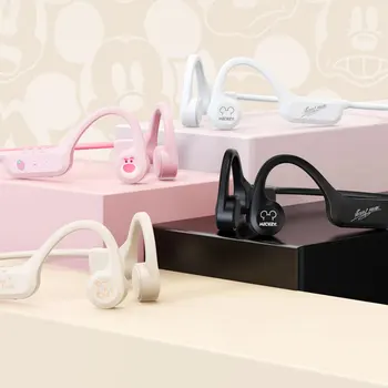 Oriģināls Disney Kaula Vadāmība Austiņas QS-10 Bluetooth 5.3 HiFi Stereo Skaņu, Bezvadu Austiņām Ilgi Gaidīšanas Sporta Austiņas