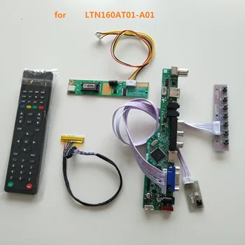 TV LCD LED RF VGA, AV, USB LED Kontrolieris vadītāja Valdes komplekta displeja Par LTN160AT01-A01 16.0