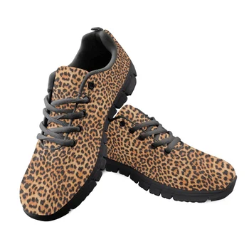 Sieviete Čības, Dzīvokļu Ikdienas Apavi Sievietēm Leopards Drukāt Mežģīnes Up Āra Pastaigas, Sporta Apavi Sapatos Feminino Mujer