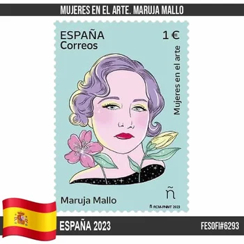 B0577.1 # Spānija 2023. gadam. Sievietes Mākslā. Maruja Mallo (MNH) ticība #6293