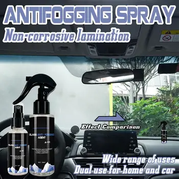30ml 100ml Automašīnu Anti Miglas Aģents Priekšējā Vējstikla Stikla Anti Miglas Spray Anti Lietus Pārklājums Auto Stiklu Vējstikla Defogger Spray