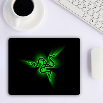 Liels veicināšanas Razer logo spēlētājs spēlēt paklāji, Gumijas Mākslas Ātrums Peles Paliktņa Maza Izmēra Spēļu Rotā desktop Peli, spilventiņi