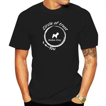 Bichon Frise Apli Uzticības Suns T Krekls Grafiskais Kokvilnas Streetwear Īsām Piedurknēm O-veida Kakla Harajuku Lielgabarīta T-kreklu apdruka Vīriešu Apģērbs