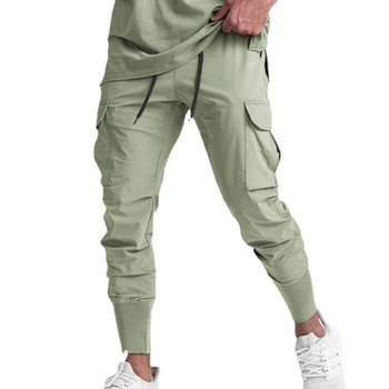 TPJB Klasisko Jaunu Streetwear Vīriešu Bikses Amerikāņu Tendence Vīriešu Lielgabarīta Hip Hop Bikses tīrtoņa Krāsu Multi-Kabatas Gadījuma Bikses
