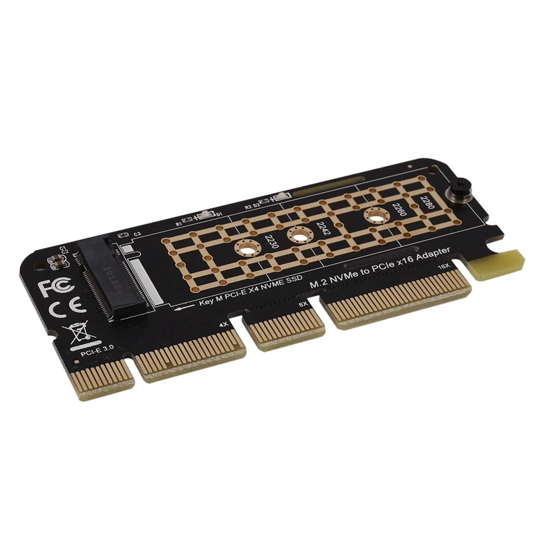 M. 2 Nvme SSD diska PCI-E X16 Converter Kartes NGFF M-Taustiņu M. 2 Pcie PCI-Express X4/X8/X16 HDD Cietais Disks Solid State Disku Adaptera Karti . ' - ' . 3