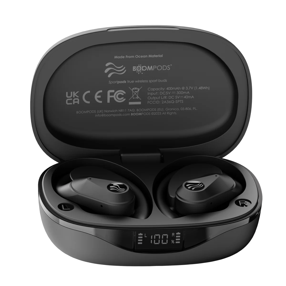 Sākotnējā Taisnība bezvadu Stereo Bluetooth Austiņas Touch Kontroli Bass Skaņas Sporta auss cilpiņa Austiņas un Earbuds iPhone Zema Latentuma . ' - ' . 3