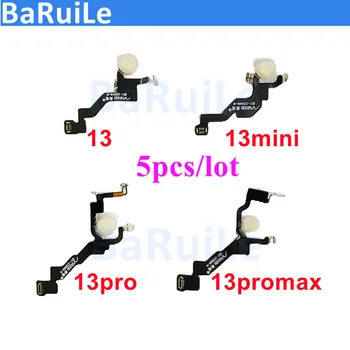 BaRuiLe 5gab iphone 14 13 Pro Max 12 Mini Tuvumā, LED Zibspuldze, ražošanas procesu kontroles Sensors Flex Kabelis Remonta Daļas