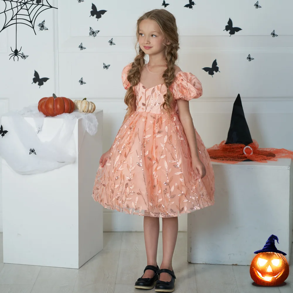 LZH Black Fancy Halloween Kostīms Bērniem Meitene Princese Puse Kleita Bērnu Cosplay Kostīms Meitenēm Dzimšanas dienā, Kāzu Kleita 3-6Y . ' - ' . 4