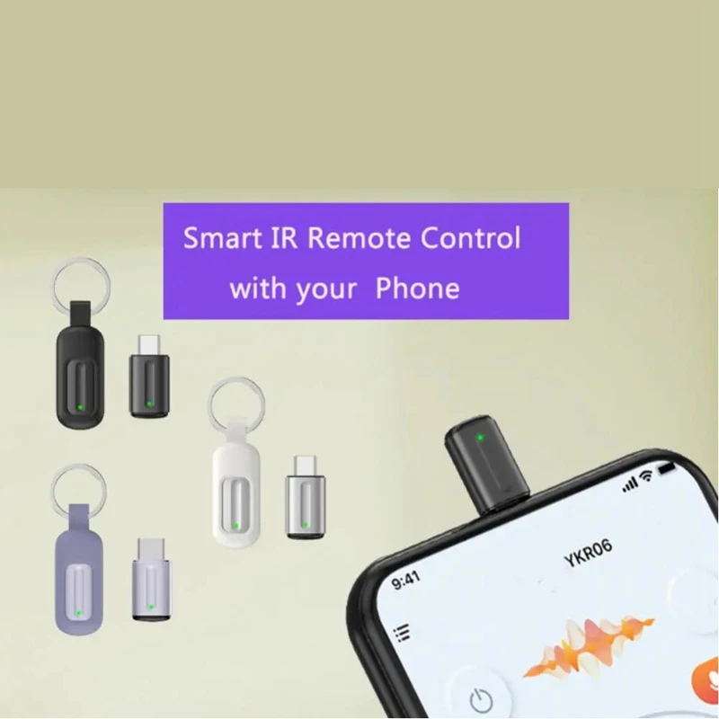 Mobilā Tālruņa Tālvadības pults Bezvadu Infrasarkano Smart App Kontroles Adapteris TV Kastē Gaisa Kondicionieris, C Tips . ' - ' . 4