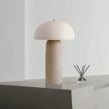 Ceramicah Tera Lampas retro keramikas lampas Dzīvojamā Istaba guļamistaba gultas dizaina radošā Apdare Sēņu Lampas