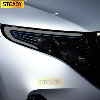 Auto Lukturu aizsargplēvi Taillight Aizsardzības Pārredzamu TPU Ielīmi, Mercedes Benz EQC 2020 2021 Piederumi