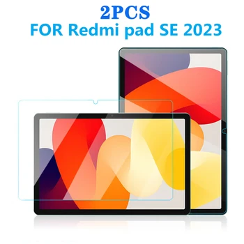 2gab Rūdīts HD Ekrāna Aizsargs, lai Xiaomi Redmi Pad SE 11Inch 2023 Aizsardzības Stiklu Plēves