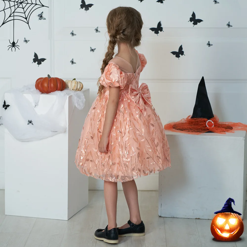 LZH Black Fancy Halloween Kostīms Bērniem Meitene Princese Puse Kleita Bērnu Cosplay Kostīms Meitenēm Dzimšanas dienā, Kāzu Kleita 3-6Y . ' - ' . 5