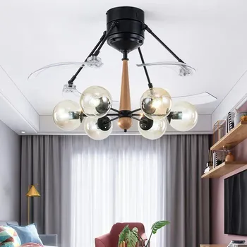 Radošā vienkārši neredzams, ventilators, lampas, griestu ventilators lampas dzīvojamā istabā Ziemeļu burvju pupas guļamistabu mājas ēdamistaba Lustra