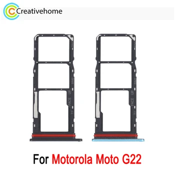 Par Motorola Moto G22 Dual SIM Kartes ligzda + Micro SD Kartes ligzda Adapteris Rezerves Daļas