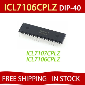 5GAB ICL7106CPLZ/DIP-40Pins ICL7106 DIP 7106CPLZ ICL7107CPLZ ICL7107 LCD vadītāja AD pārveidotājs BEZMAKSAS PIEGĀDE