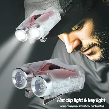 Multifunctionnal Cepuri Klipu Ūdensizturīgs Lukturis Kempinga Lampas Uzlādējams Lukturis Ar Keychain Nakts Darbojas Zvejas Kempings