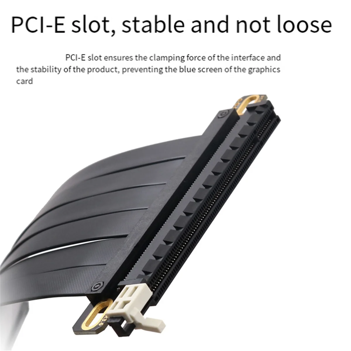 PCI-E 3.0 16X 180 Grādu, PCI-E grafiskā Karte Paplašinājuma Kabeli, Tīkla Kartes Adapteris, Pilnu Ātrumu un Stabilitāti 30 cm . ' - ' . 5